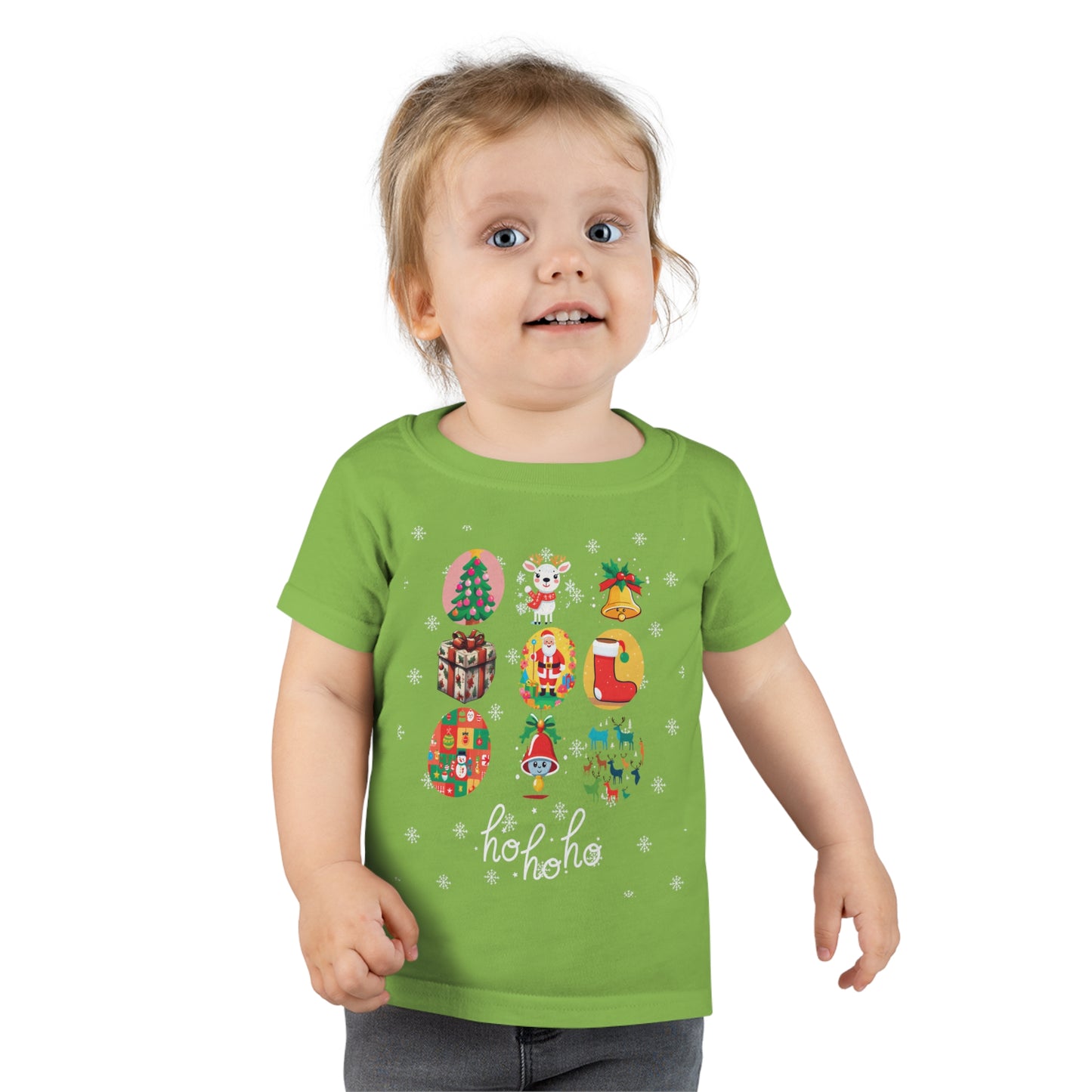 Festive Frolic: Personalized Christmas Toddler Tees