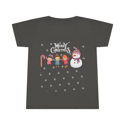 Festive Frolic: Personalized Christmas Toddler Tees