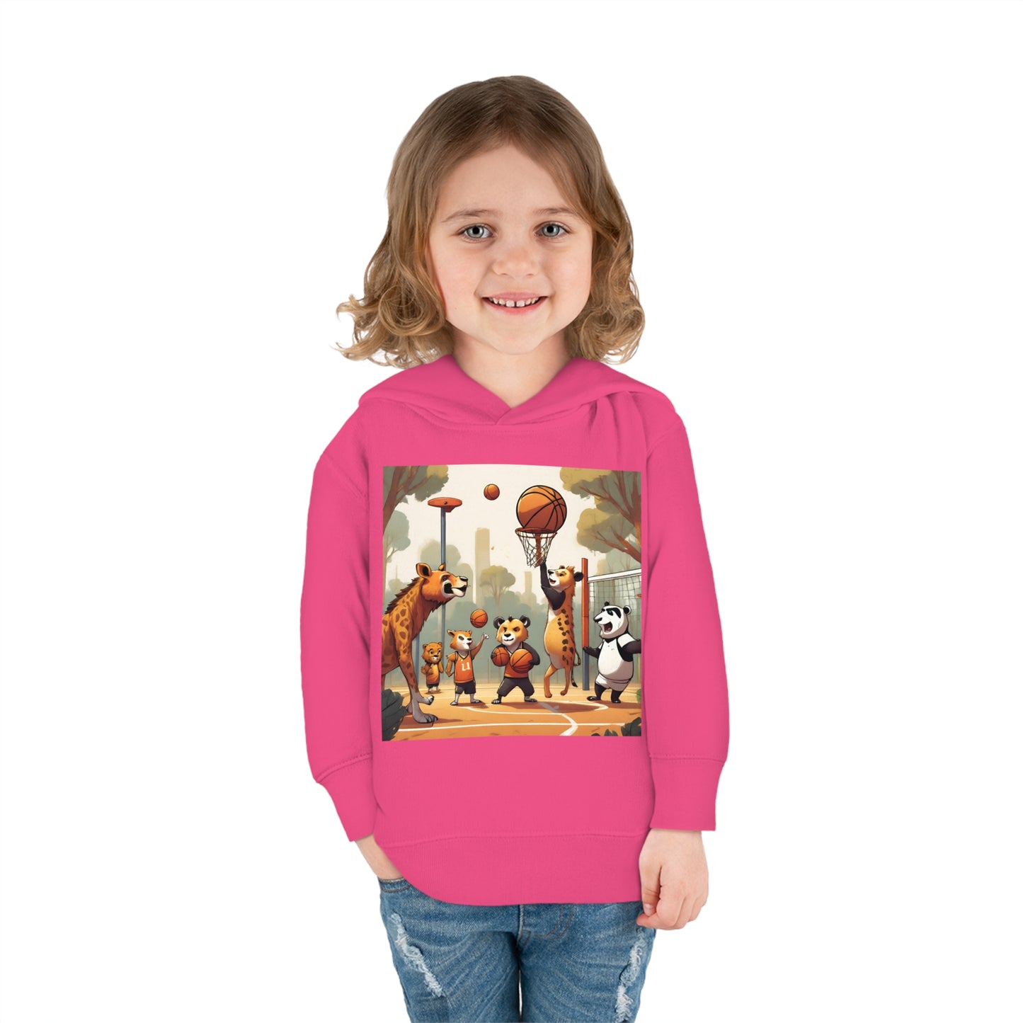 Animal Adventures: Toddler Pullover Fleece Hoodies