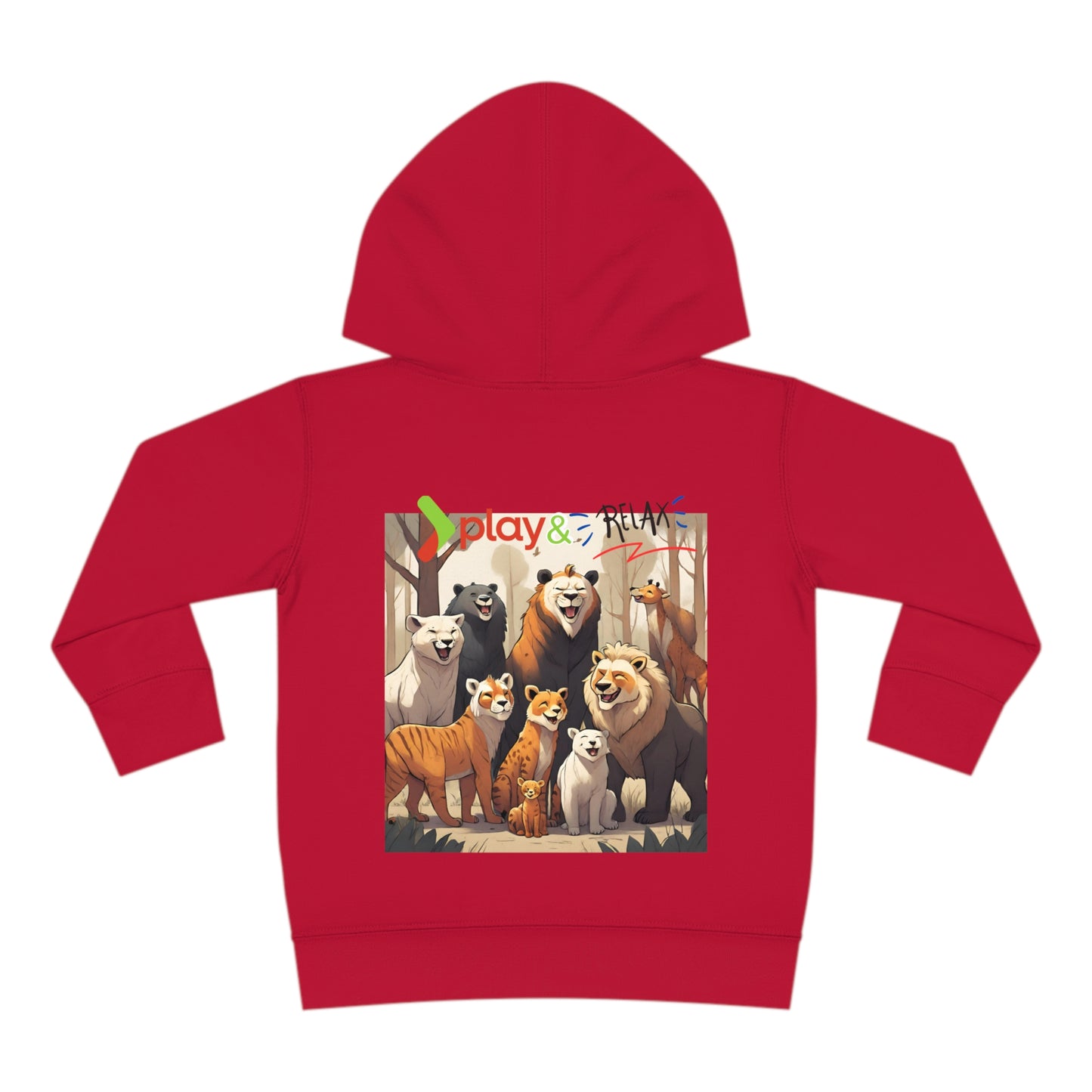 Animal Adventures: Toddler Pullover Fleece Hoodies