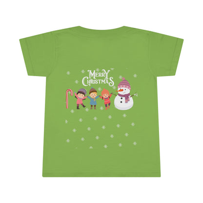 Festive Frolic: Personalized Christmas Toddler Tees