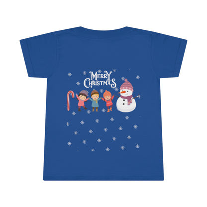 Festive Frolic: Personalized Christmas Toddler Tees