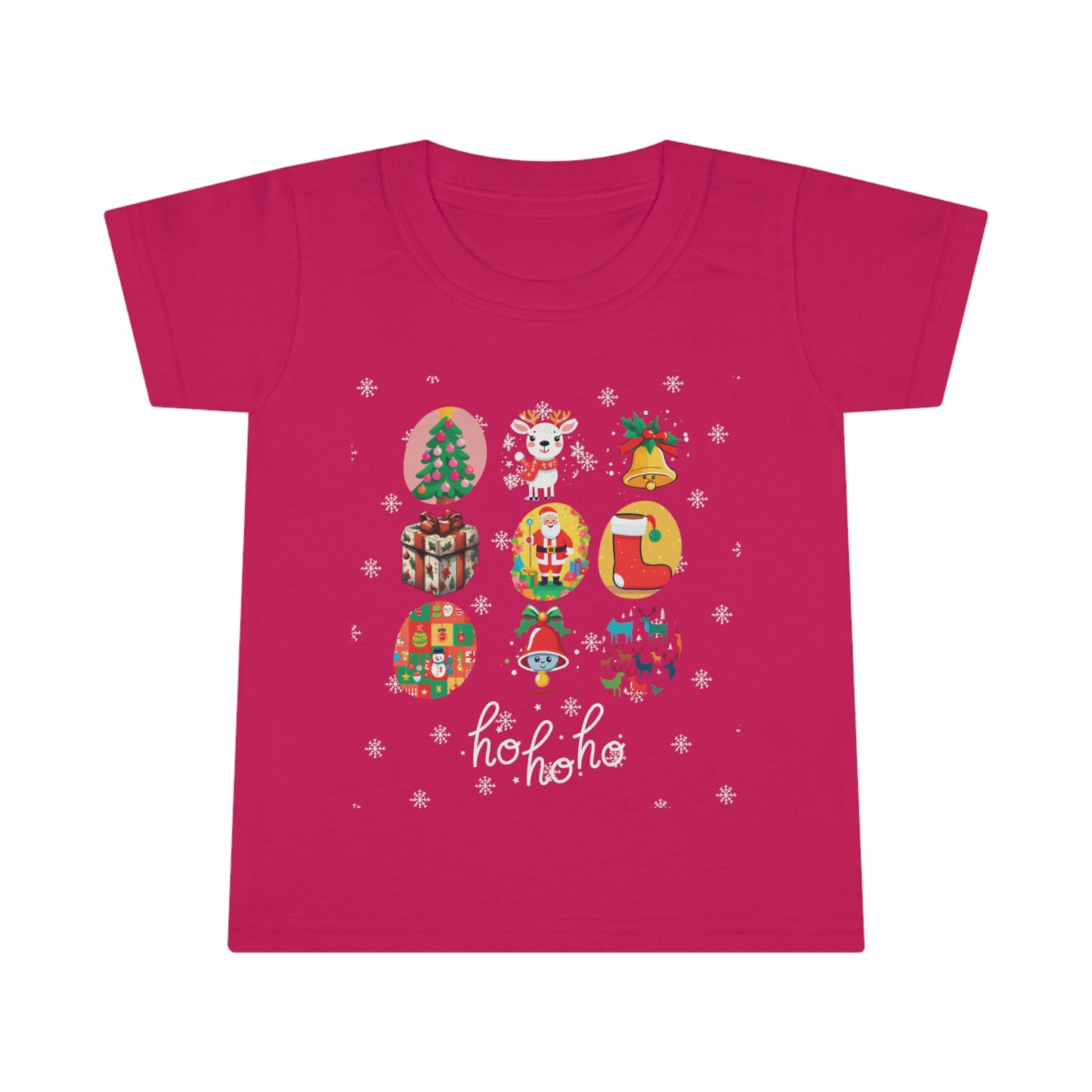 Festive Frolic: Personalized Christmas Toddler Tees