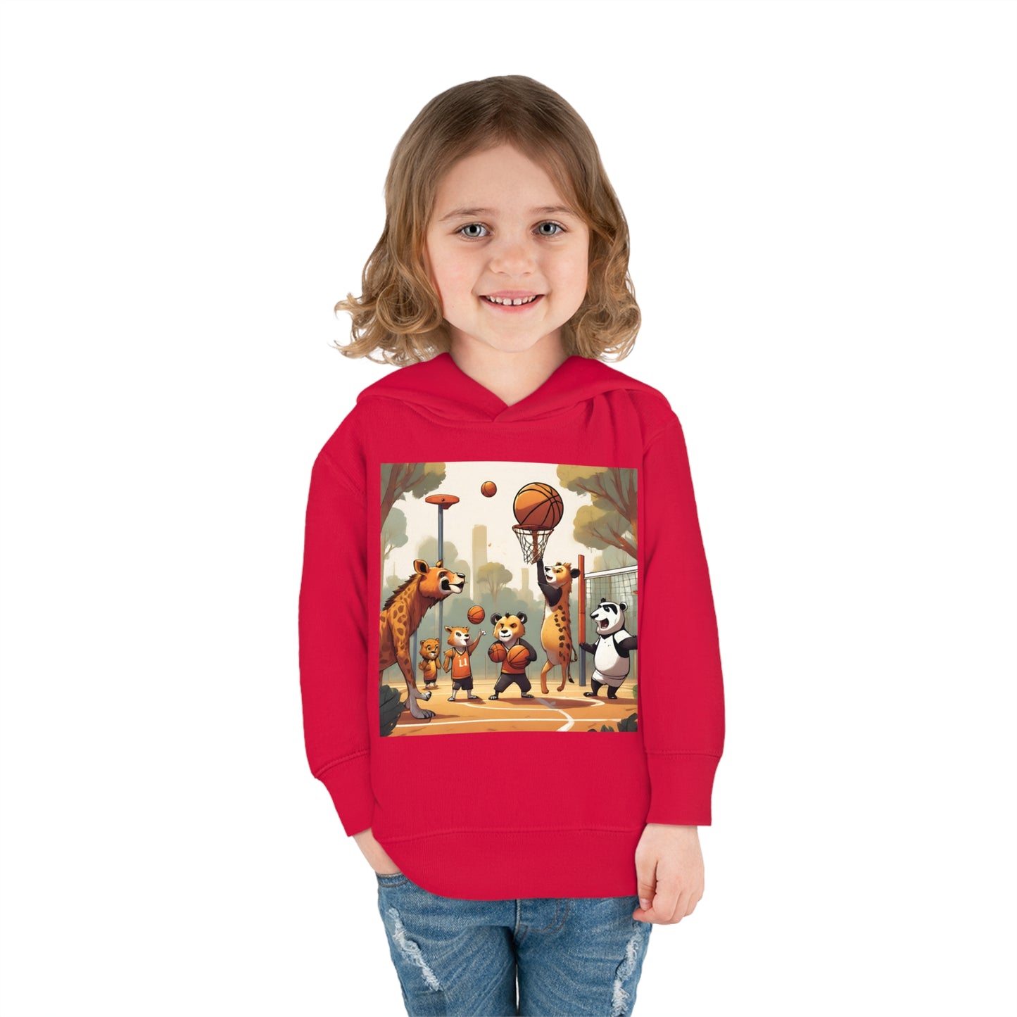 Animal Adventures: Toddler Pullover Fleece Hoodies