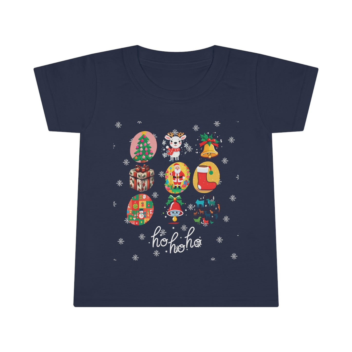 Festive Frolic: Personalized Christmas Toddler Tees