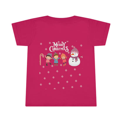 Festive Frolic: Personalized Christmas Toddler Tees