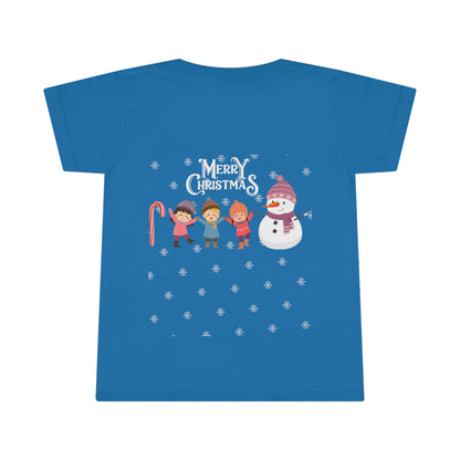 Festive Frolic: Personalized Christmas Toddler Tees