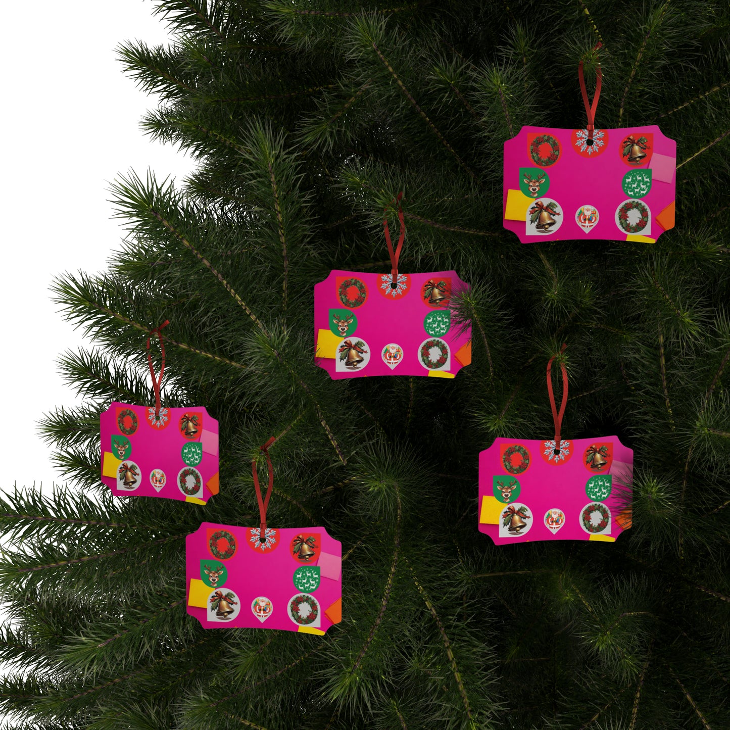 Festive Aluminum Impressions: Holiday Ornament Variety Pack (1pc, 5pcs, 10pcs, 20pcs)