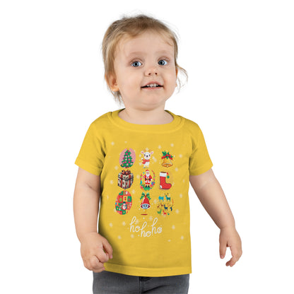 Festive Frolic: Personalized Christmas Toddler Tees