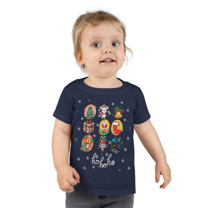 Festive Frolic: Personalized Christmas Toddler Tees