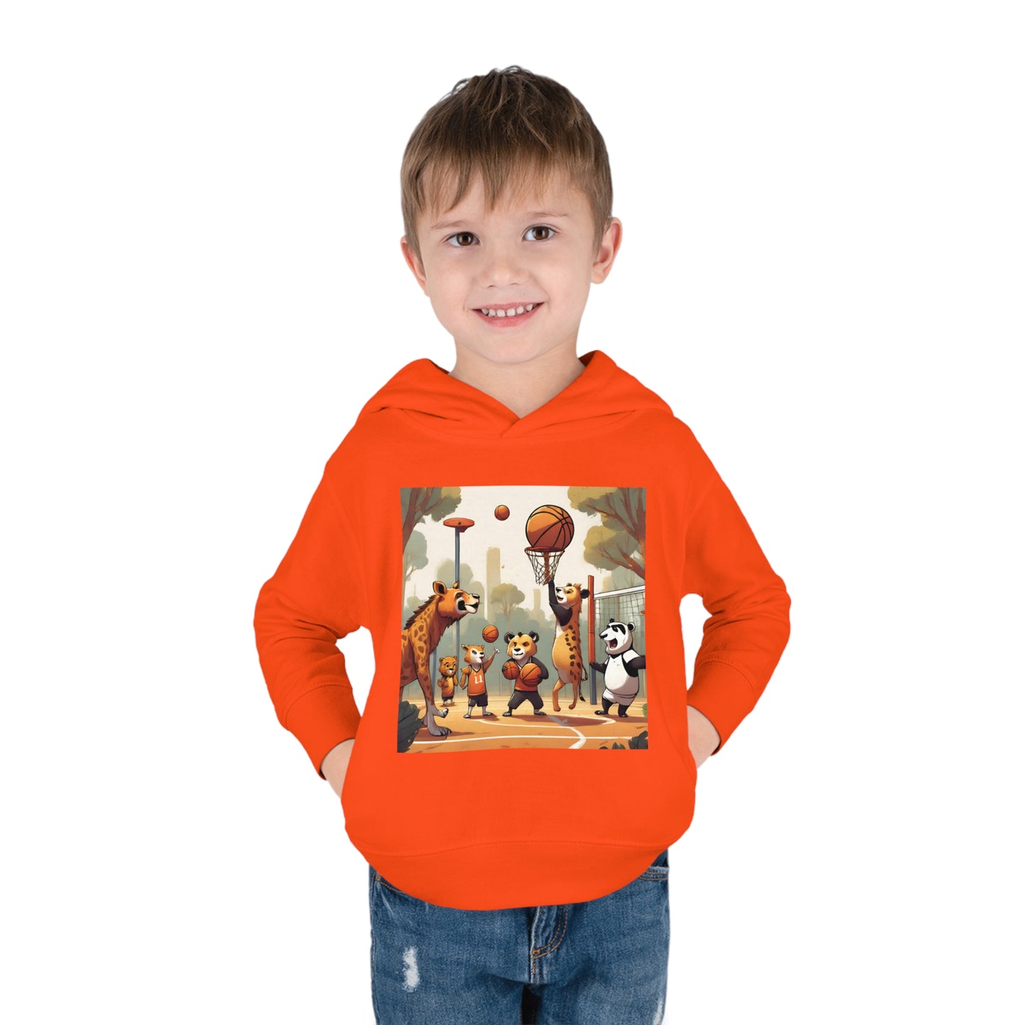 Animal Adventures: Toddler Pullover Fleece Hoodies