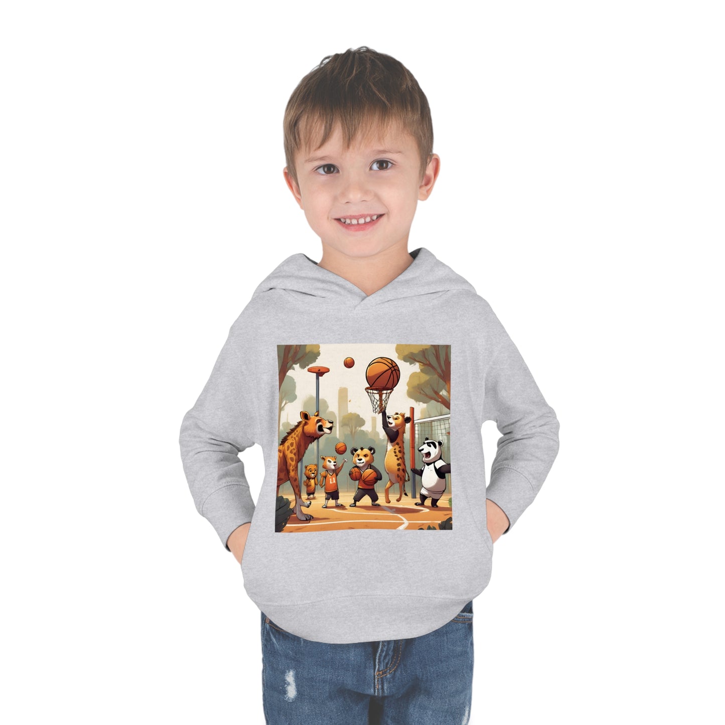 Animal Adventures: Toddler Pullover Fleece Hoodies