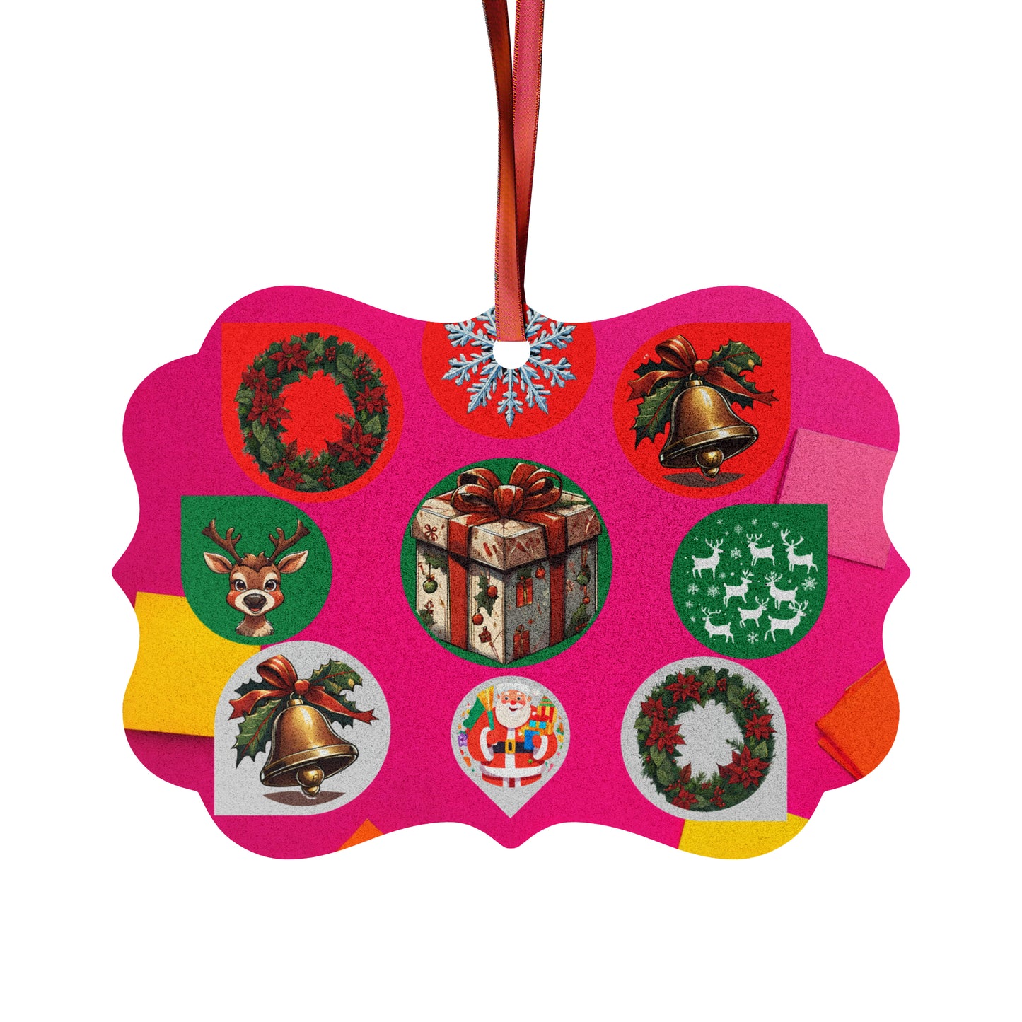 Festive Aluminum Impressions: Holiday Ornament Variety Pack (1pc, 5pcs, 10pcs, 20pcs)