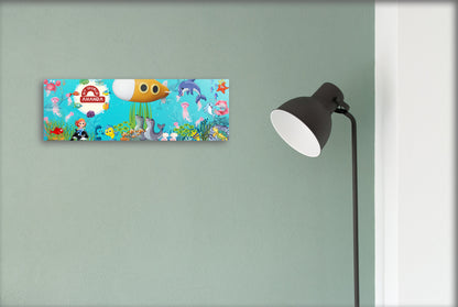 Enchanting Oceanic Playground MDF Sign - Underwater World Decor for Kids